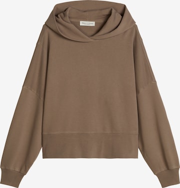 Sweat-shirt Marc O'Polo en marron : devant
