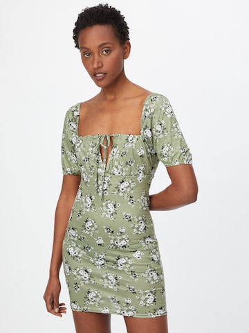 Missguided Dress in Green: front