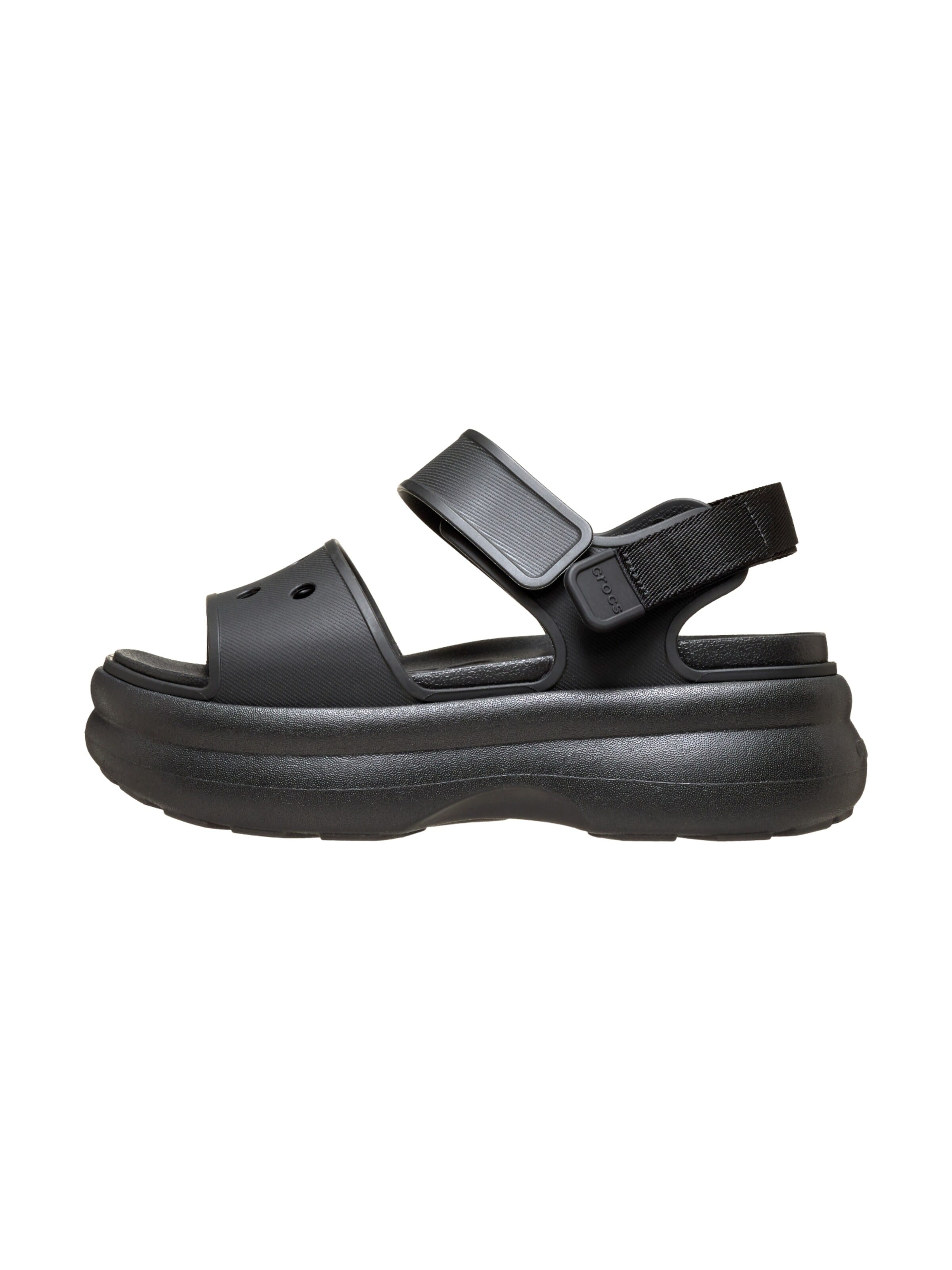 Crocs Sandaal 'Sandalen mit Klettverschluss „Soho y Strap“' in Zwart: voorkant