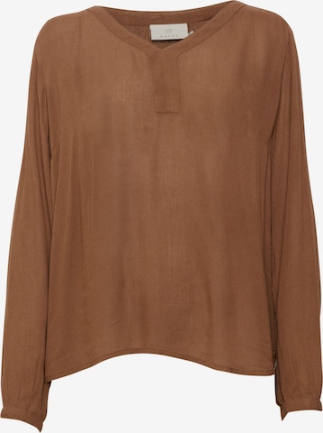 Kaffe Blouse 'Amber' in Brown: front