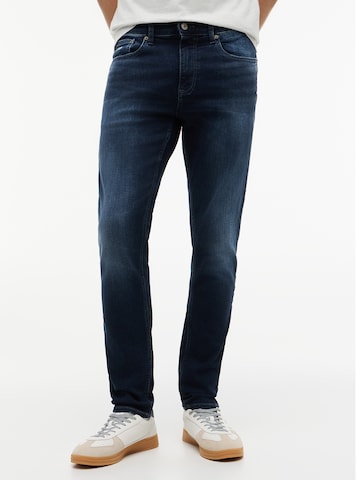 Tommy Jeans Slimfit Jeans 'Austin' in Blau: Vorderseite