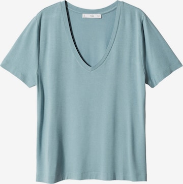 MANGO T-Shirt 'VISPI' in Blau: predná strana