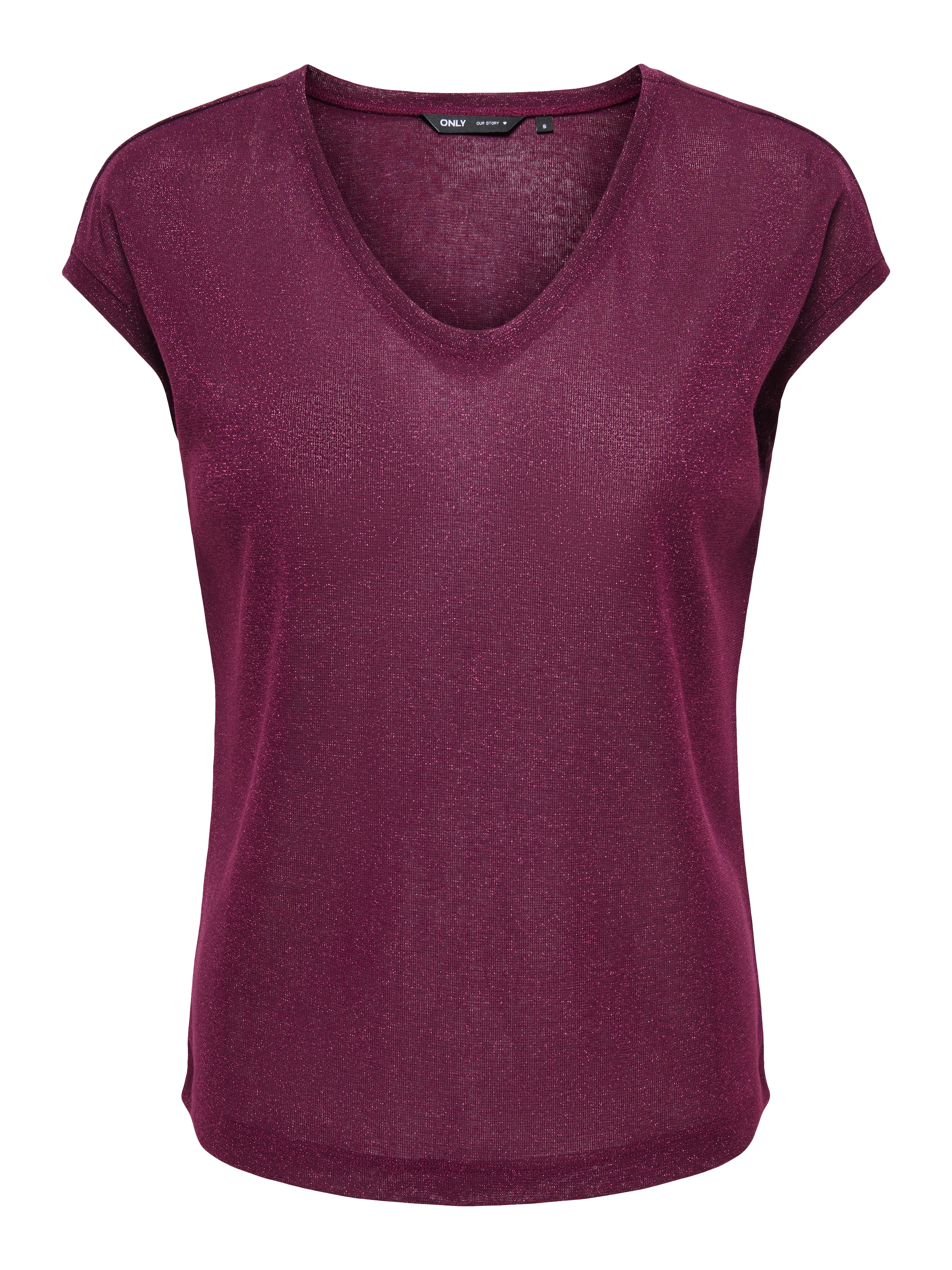 ONLY Shirt 'ONLSilvery' in Red: front