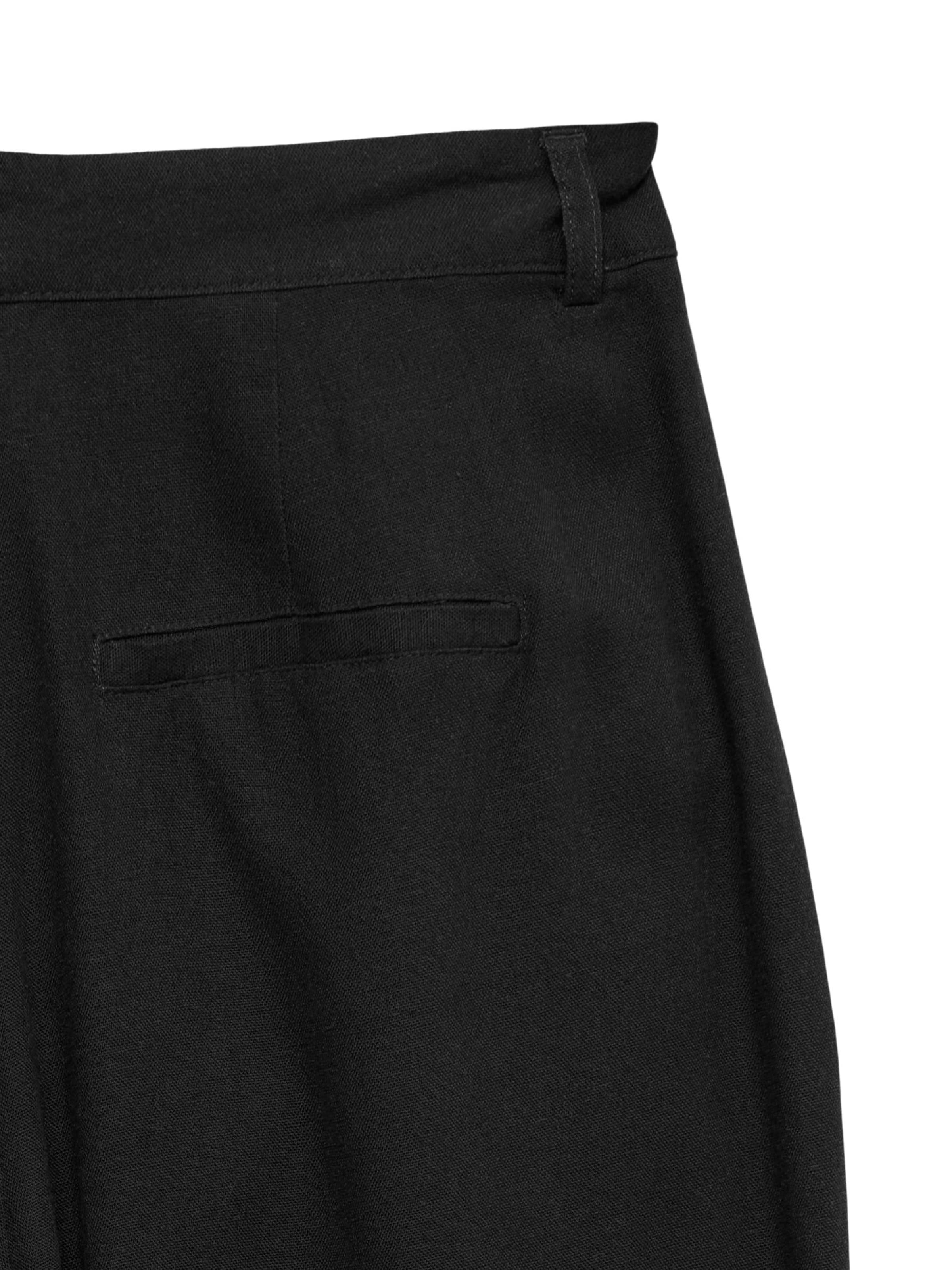 VERO MODA - Pierna ancha Pantalón plisado 'VMMymilo' en negro