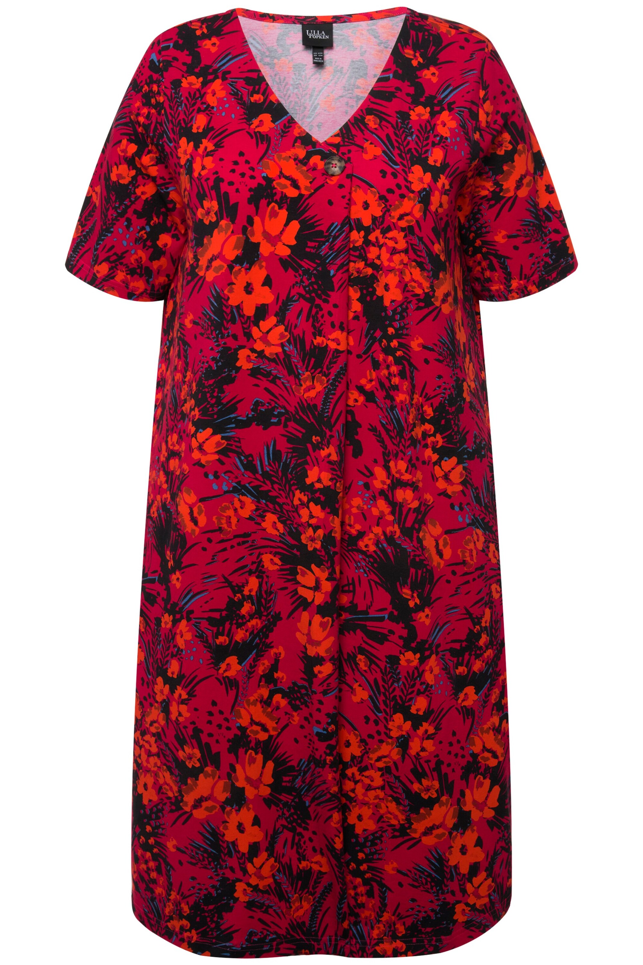 Ulla Popken Kleid in Weiß: Vorderseite