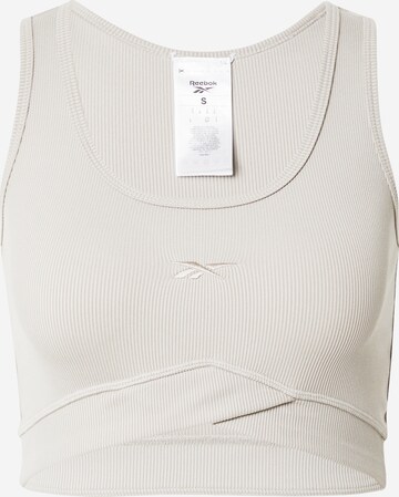 Reebok Sporttop 'STUDIO' in Grijs: voorkant