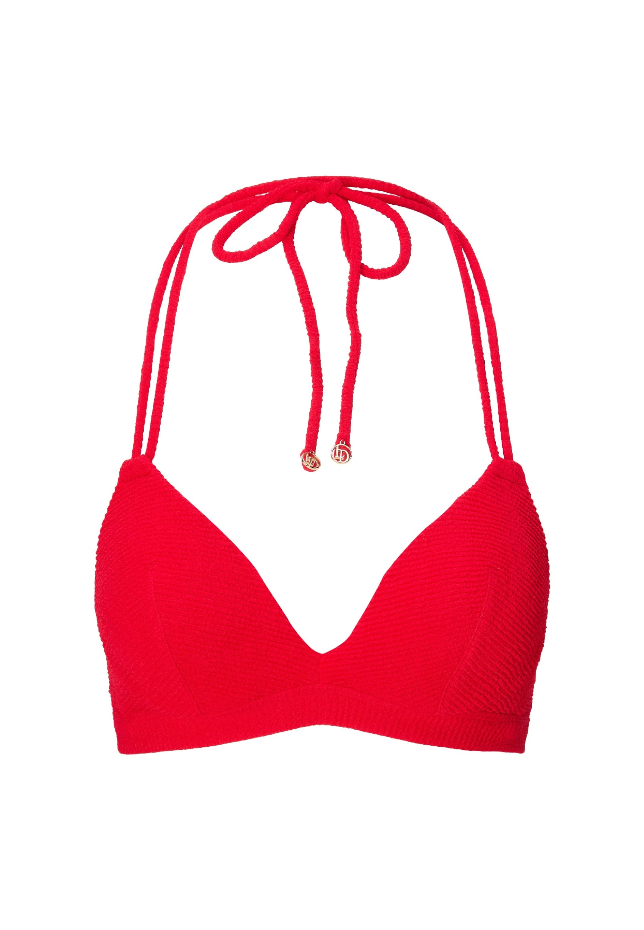 LingaDore - Triángulo Top de bikini en rojo: frente