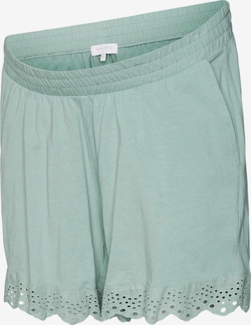 MAMALICIOUS Regular Pants 'Maya' in Green: front