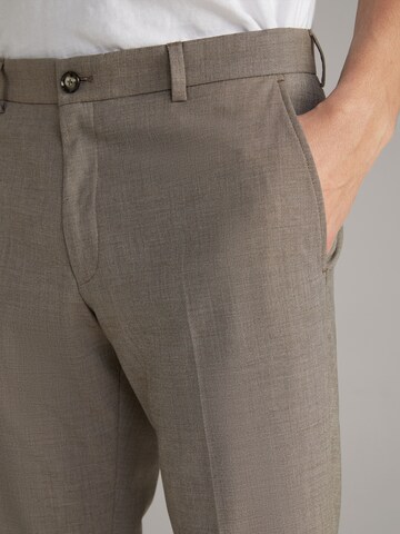 JOOP! Slim fit Pleated Pants in Brown