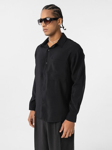 Dandalo Comfort fit Button Up Shirt in Black