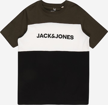 Maglietta di Jack & Jones Junior in verde: frontale