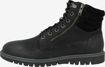 GEOX Lace-Up Boots 'Ghiacciaio' in Black