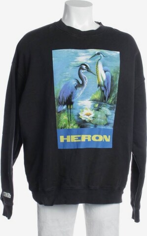 Heron Preston Sweatshirt / Sweatjacke M in Grau: predná strana