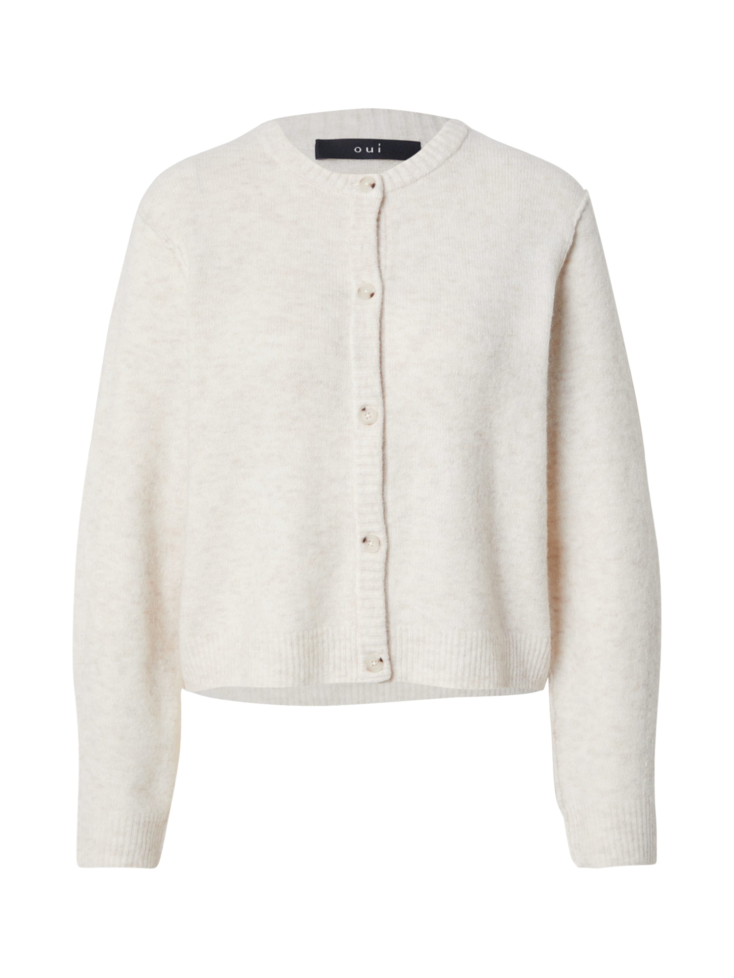 OUI Вязаная кофта 'ILAYA' в Белый: спереди