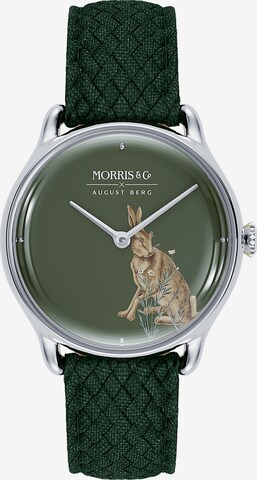 August Berg Analog Watch in Green: front