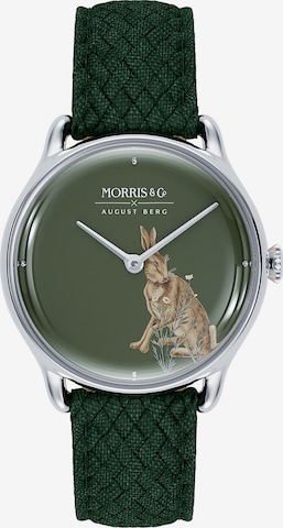 Montre à affichage analogique August Berg en vert : devant