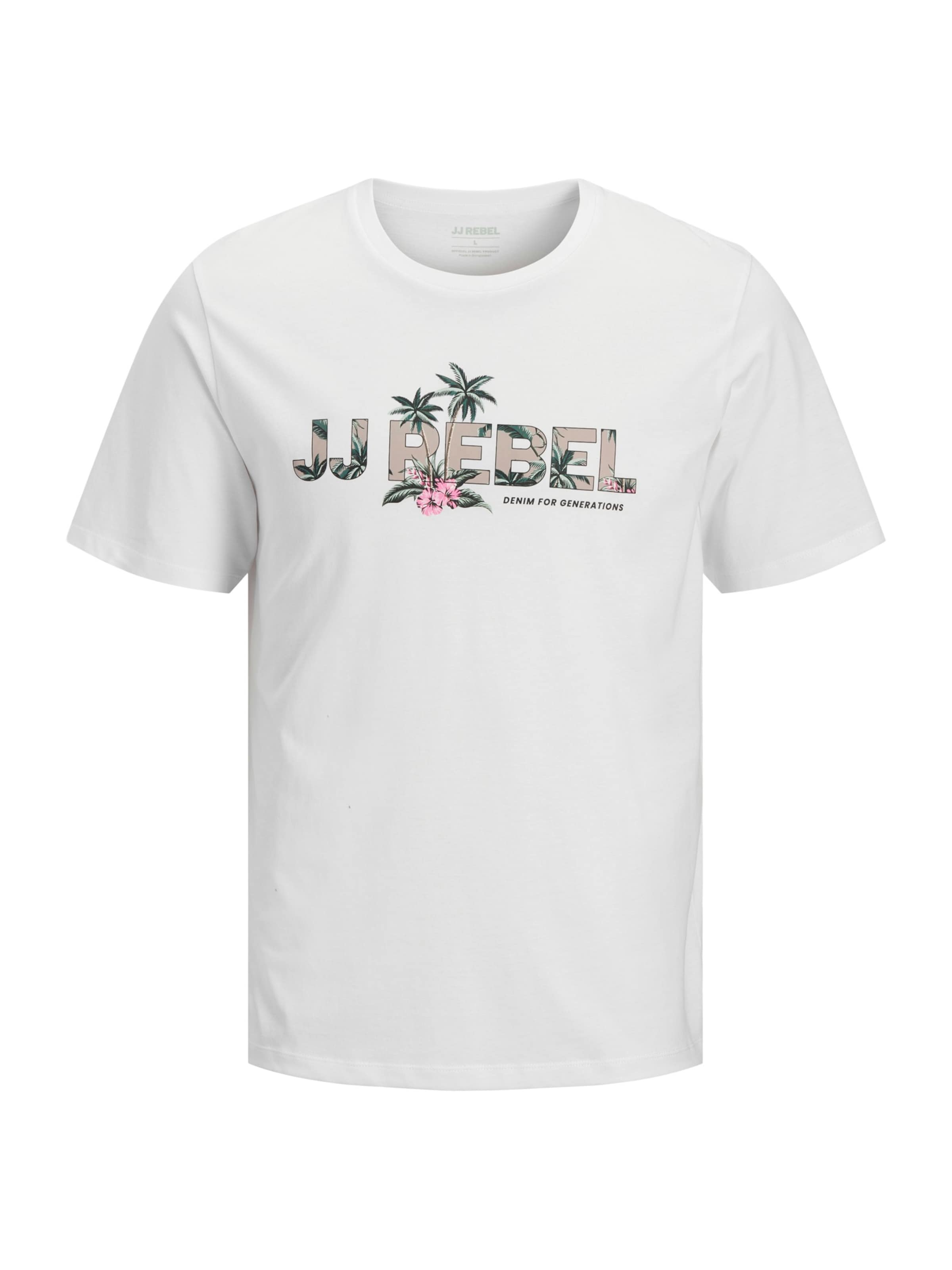 JJ Rebel Särk 'JREBRUSSEL FLOWER', värv valge: eest vaates