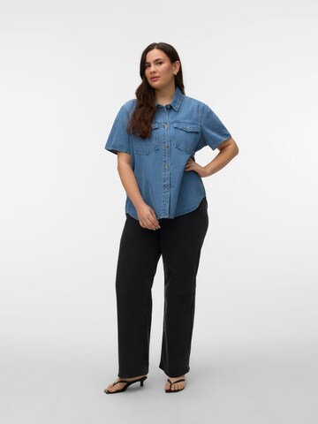Vero Moda Curve Blouse 'VMCSigga' in Blue
