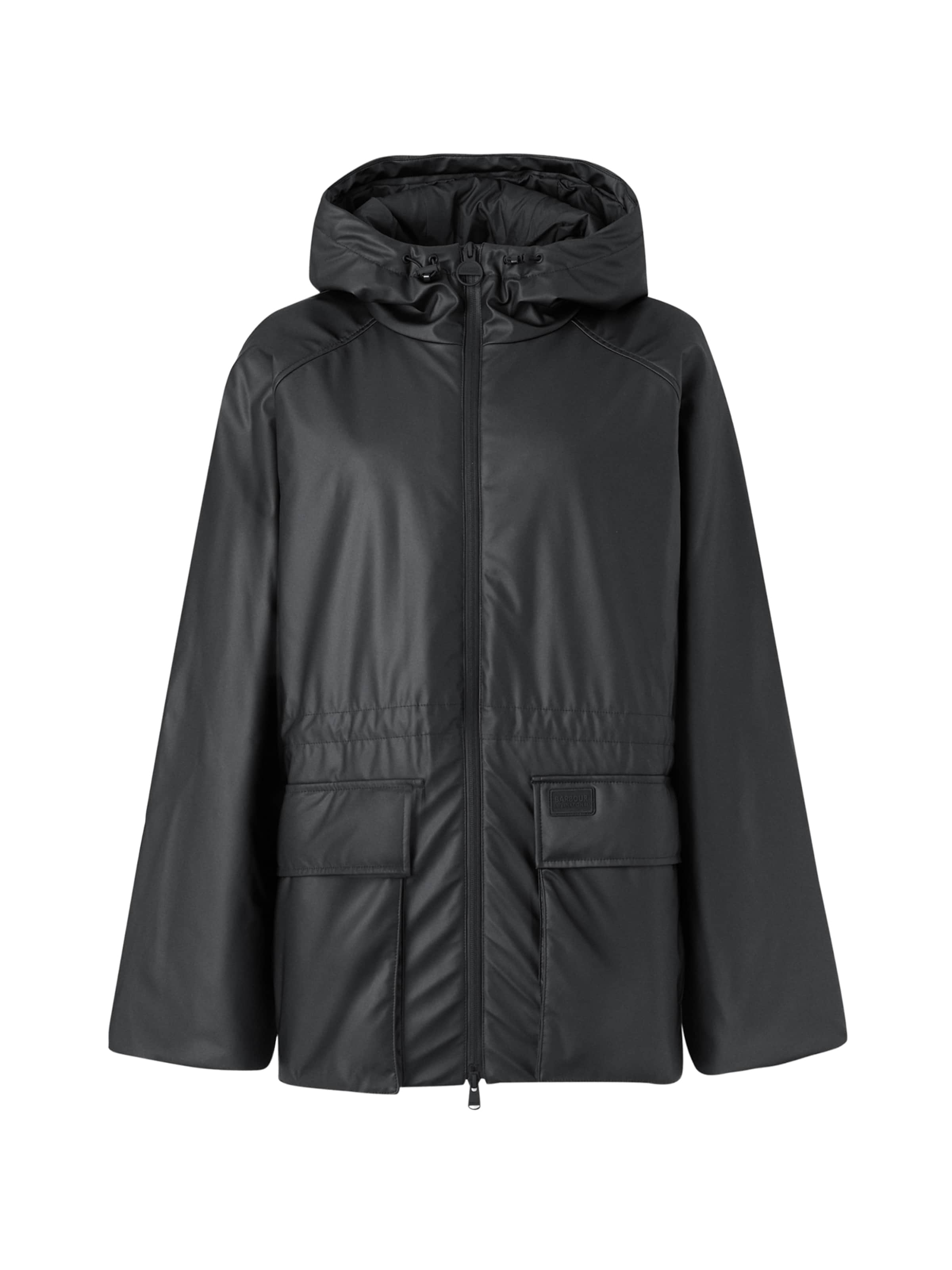 Barbour International - Parca de entretiempo 'Jourdaine' en negro: frente