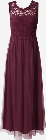 VILA Večerna obleka 'LYNNEA' | rdeča barva: sprednja stran