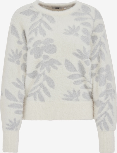 WE Fashion Pullover in silber / offwhite, Produktansicht
