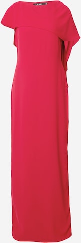 raudona Lauren Ralph Lauren Vakarinė suknelė 'APIATAN': priekis