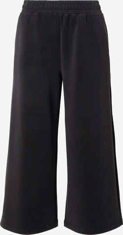 Wide Leg Pantalon s.Oliver en noir : devant