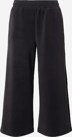 s.Oliver Wide Leg Hose in Schwarz: predná strana