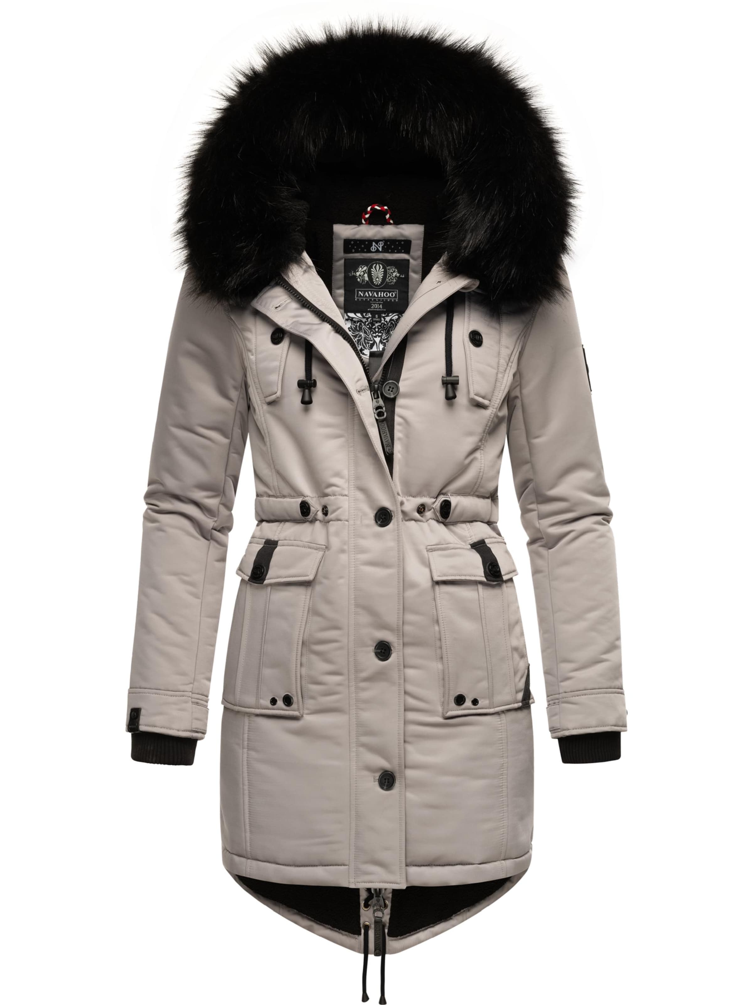 NAVAHOO Talveparka 'Luluna', värv hall: eest vaates