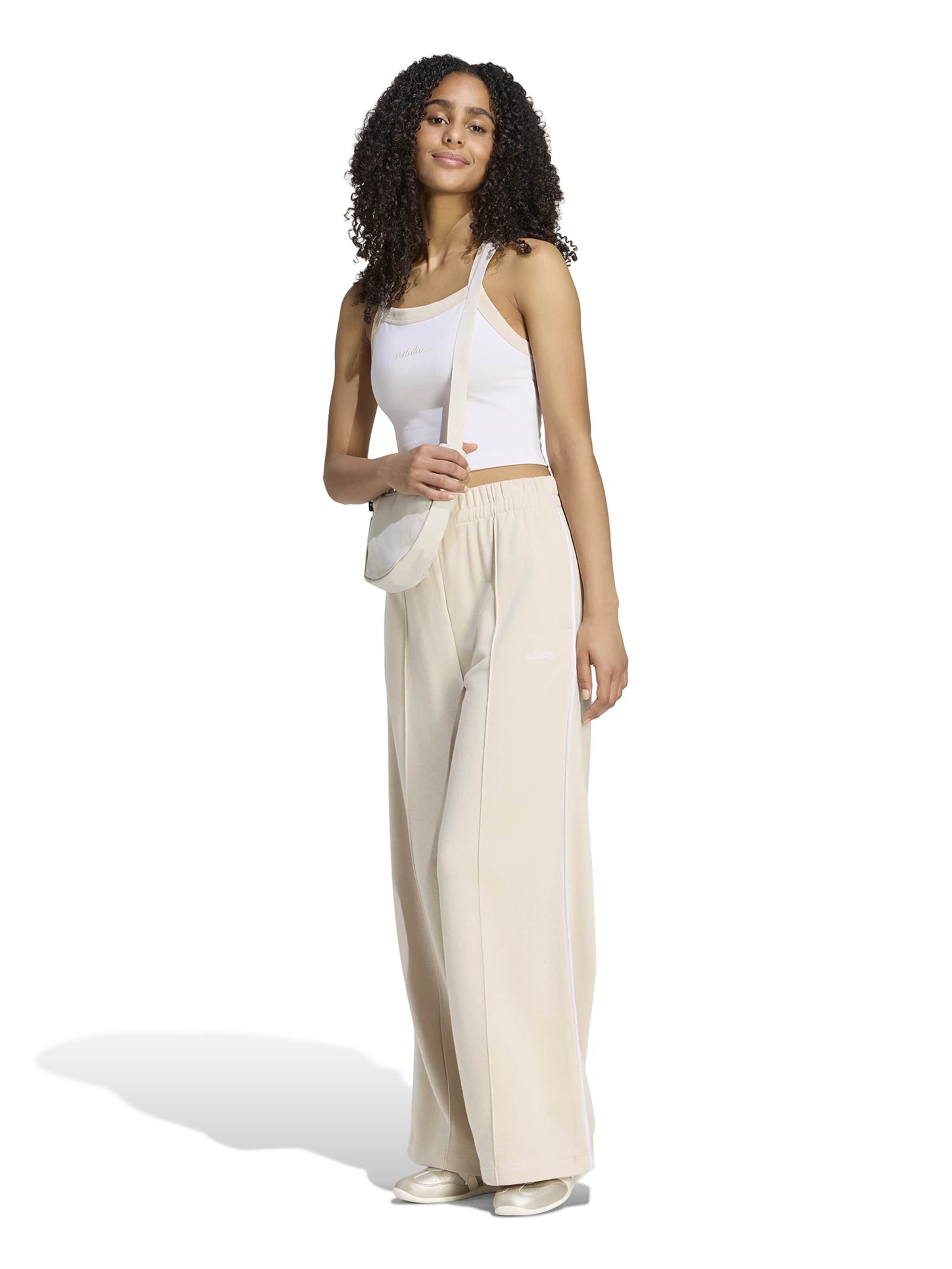 Wide Leg Pantalon de sport 'Seasonal Essentials' ADIDAS SPORTSWEAR en gris