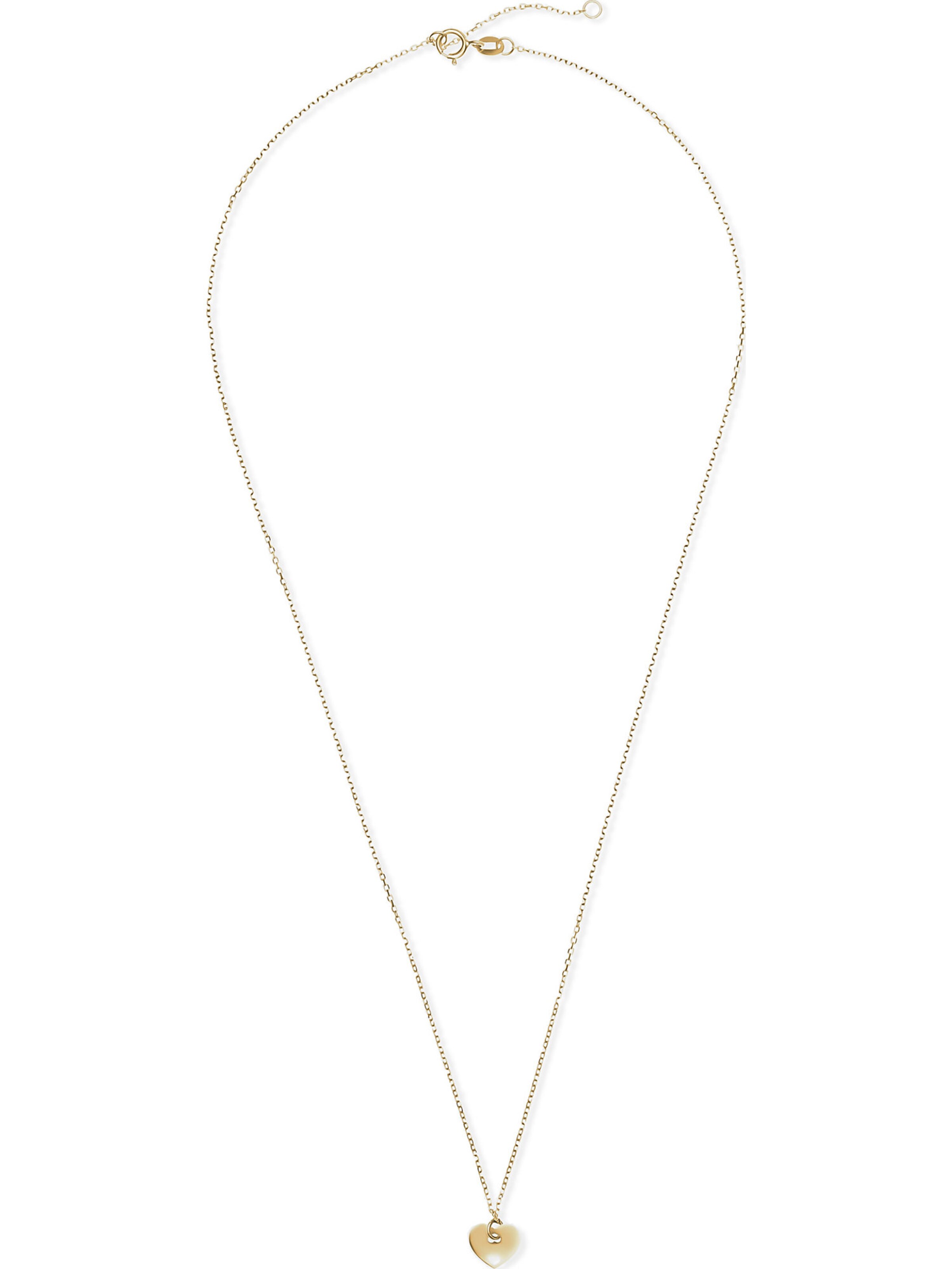 FAVS Necklace in Gold: front