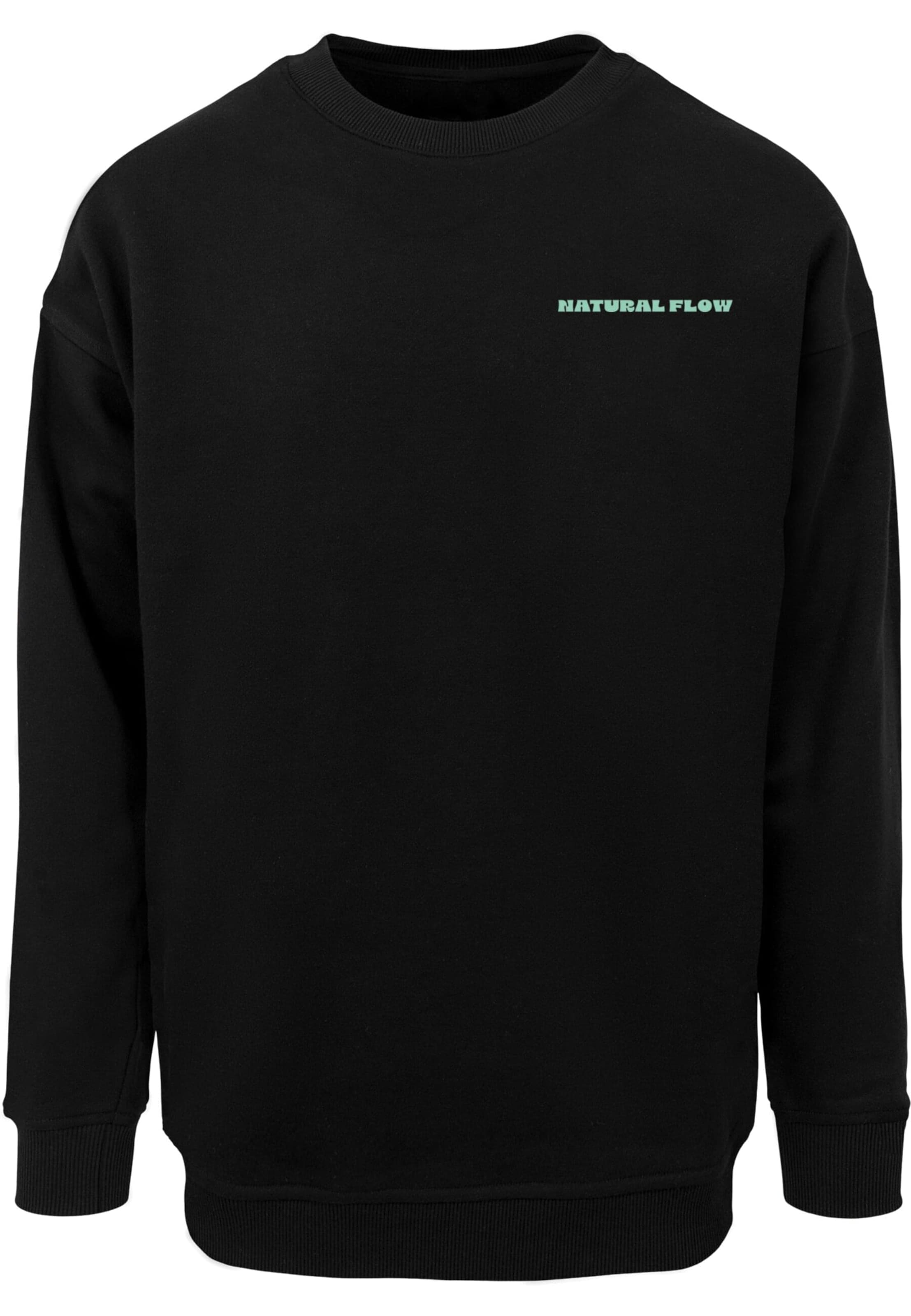 Sweat-shirt 'Natural Flow' Merchcode en noir : devant