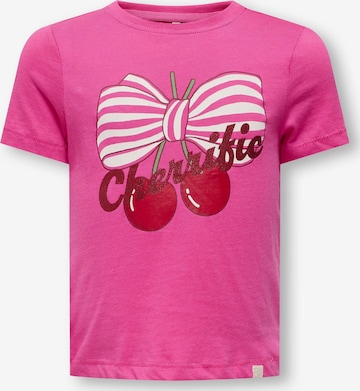 T-Shirt 'KMGCandy' Only Mini en rose : devant