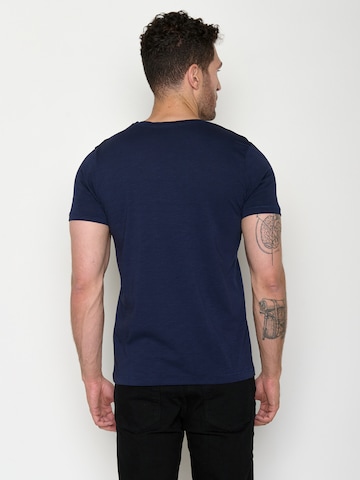 GREENBOMB Shirt 'Spice Bear Canoe' in Blauw