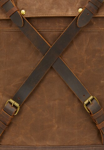 TILDEN Rucksack 'Vintage' in Braun