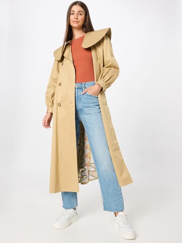 Manteau mi-saison Résumé en beige