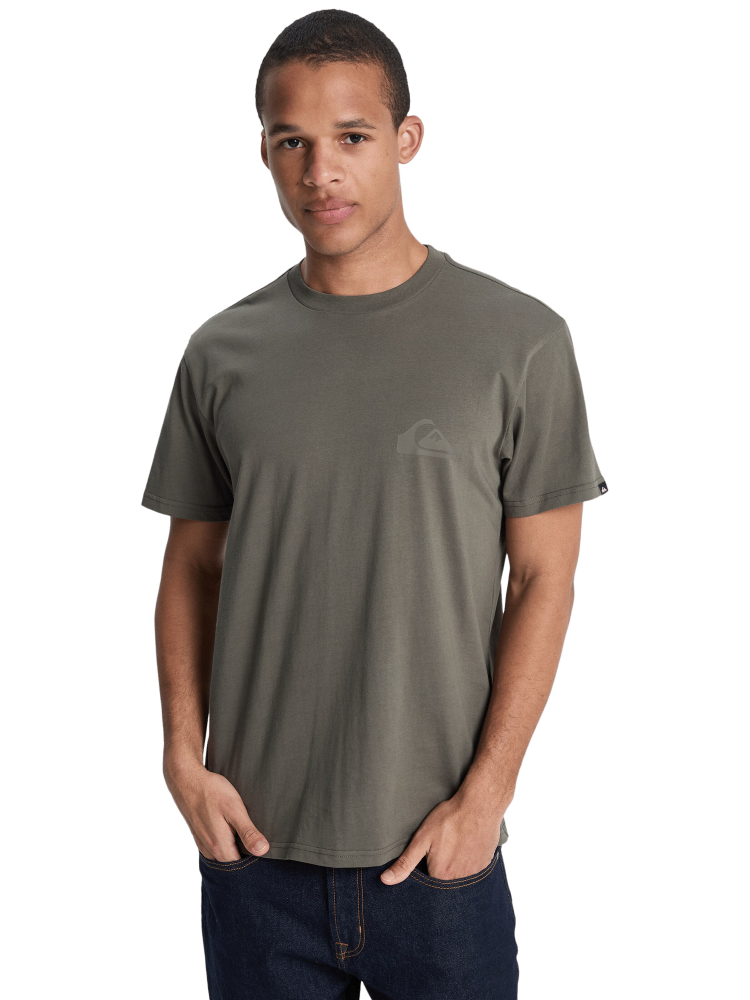QUIKSILVER T-Shirt 'Ev' in Grün: Vorderseite