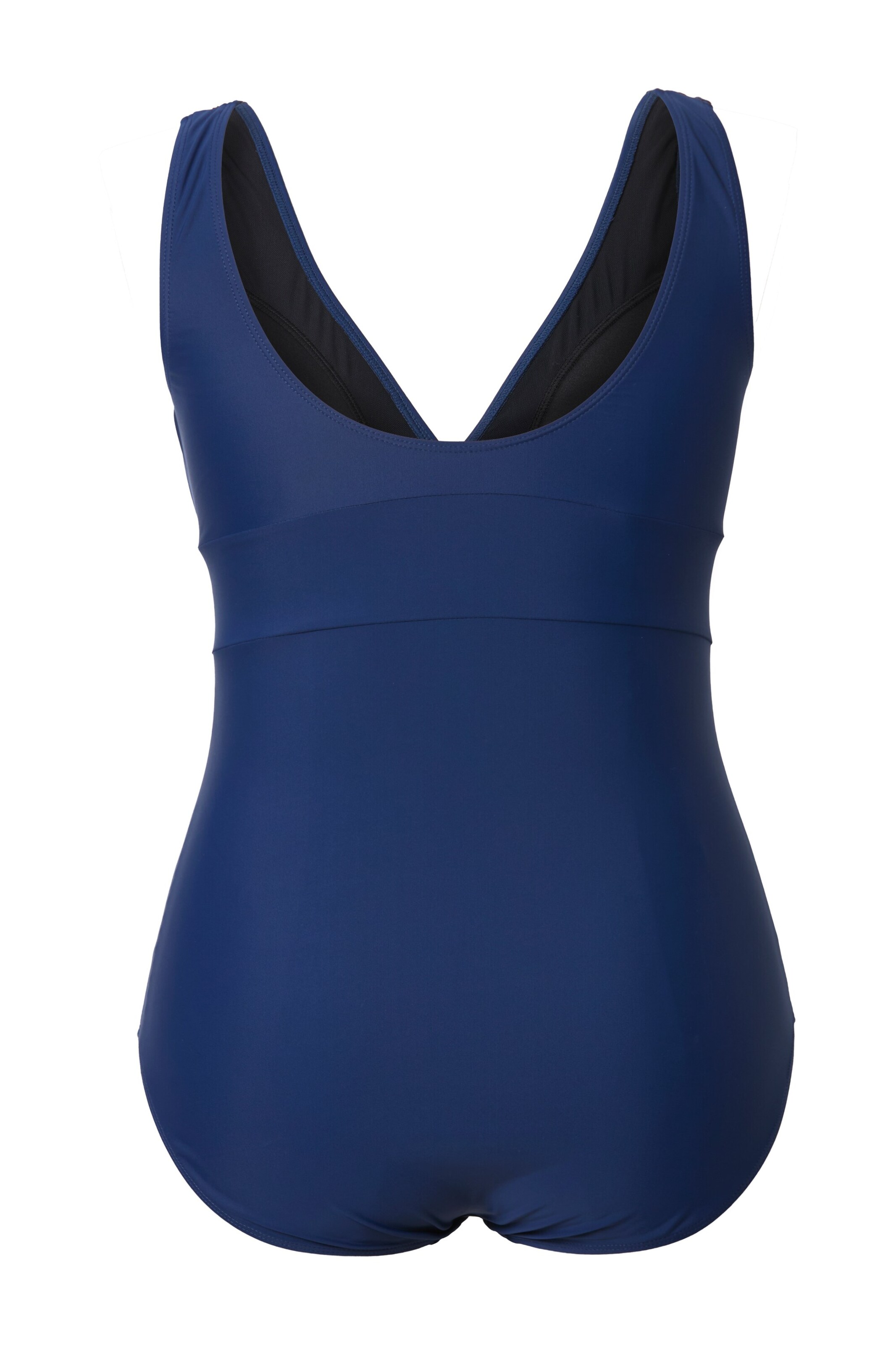 Ulla Popken Bralette Swimsuit in Blue