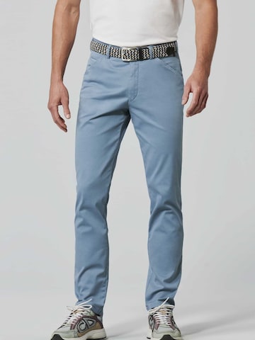 Regular Pantalon chino MEYER en bleu : devant