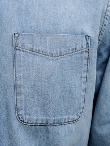 JACK & JONES - Ajuste regular Camisa 'JJEBROOK' en azul