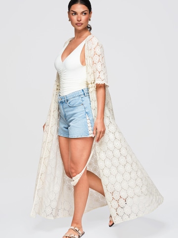 Ombre Sweter w kolorze beżowy
