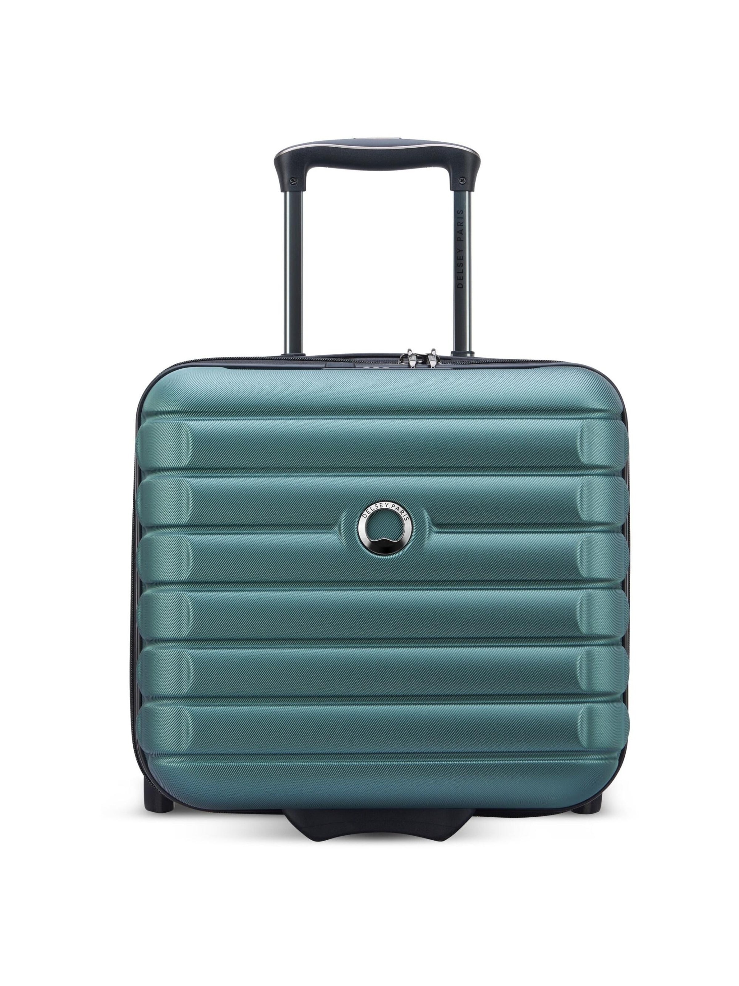 Delsey Paris Trolley 'Shadow 5.0' in Green: front