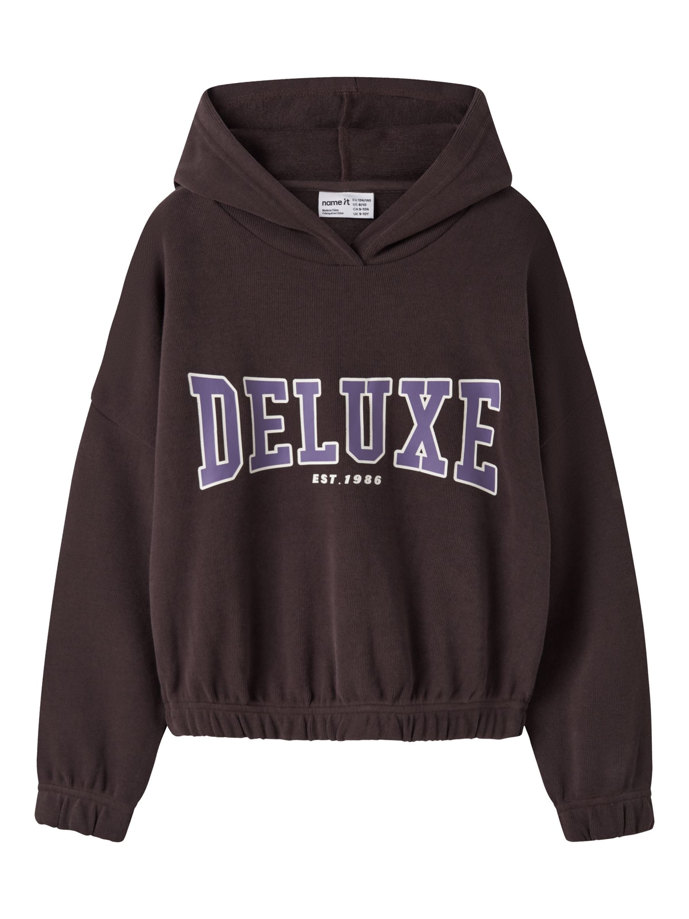 NAME IT - Sudadera en marrón: frente