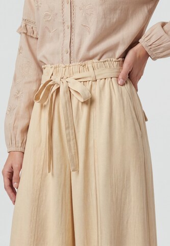 Wide Leg Pantalon usha FESTIVAL en beige