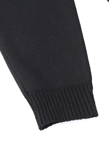 ALLTHEMEN Knit Cardigan in Black