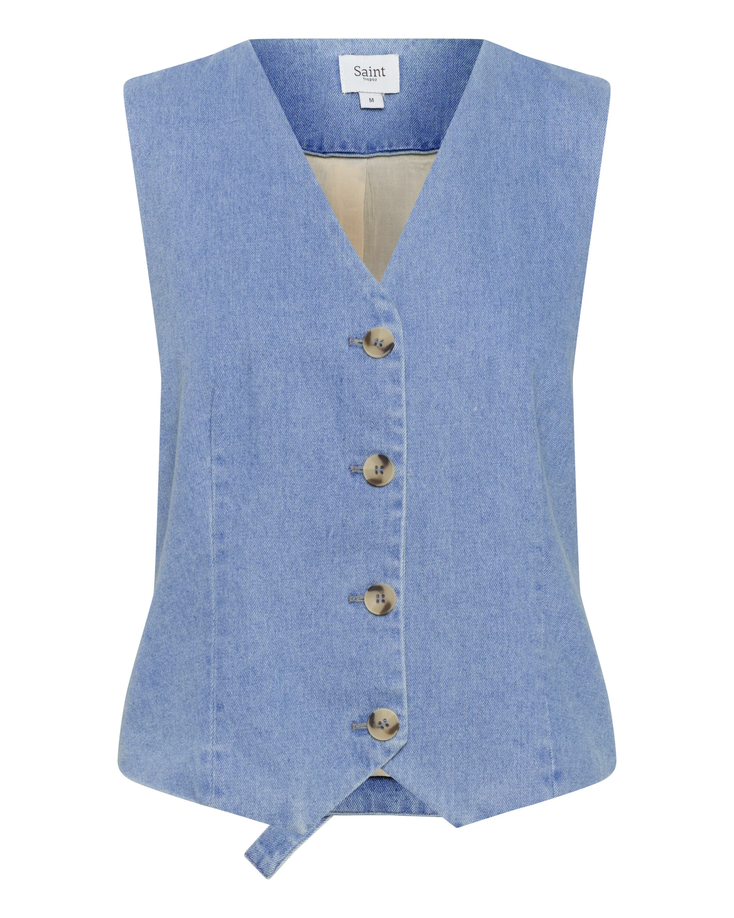 Gilet 'Jaclyn' SAINT TROPEZ en bleu : devant
