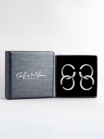 Sofia Milani Ohrringe 'Circles'‌‌‌‌‌‌ in Silber