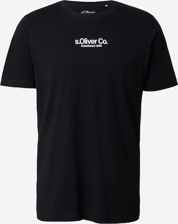 s.Oliver Shirt in Zwart: voorkant