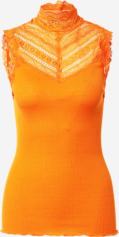 Top in maglia di rosemunde in arancione: frontale