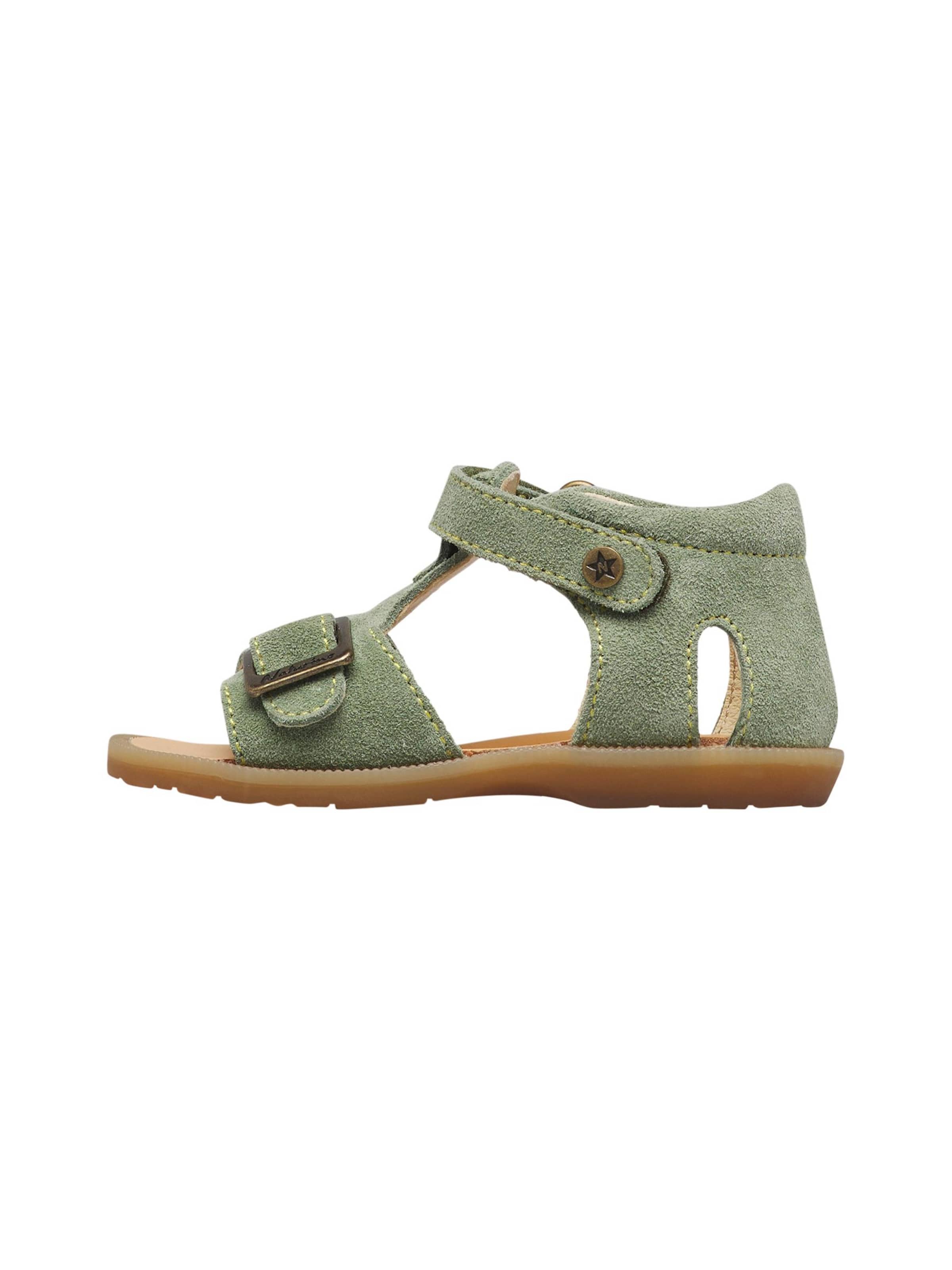 NATURINO Open schoenen 'QUARZO' in Groen